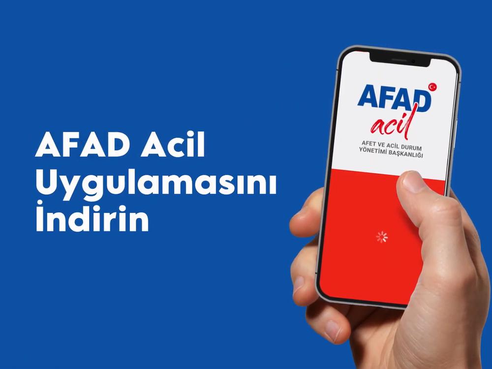 AFAD Acil Uygulaması Kamu Spotu